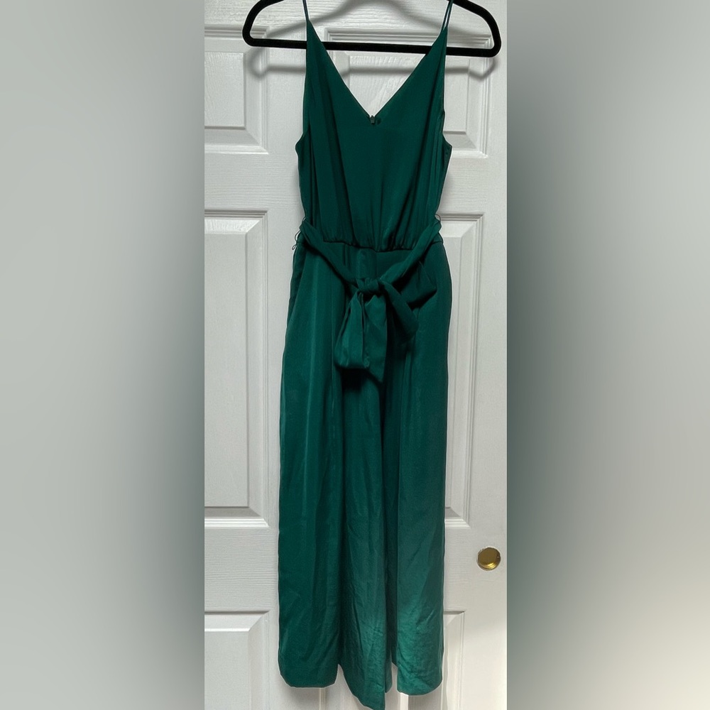 H&M Emerald Statin Jumpsuit
